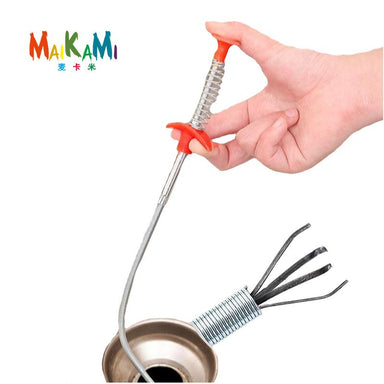 Bendable Brush Sewer Pipeline Dredge Sink Hair Brush Cleaner Kitchen Accessories Toilet Brush Cleaning Tools Long 69cm